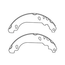 Centric C-Tek Standard Brake Shoes 110.10331