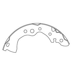 Centric C-Tek Standard Brake Shoes 110.10340