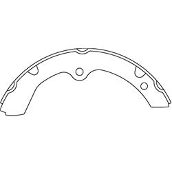 Centric C-Tek Standard Brake Shoes 110.10570