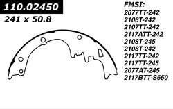 Centric Premium Brake Shoes 111.02450
