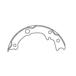 Centric Premium Brake Shoes 111.10140