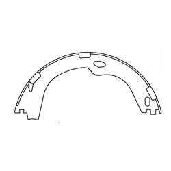 Centric Premium Brake Shoes 111.10400