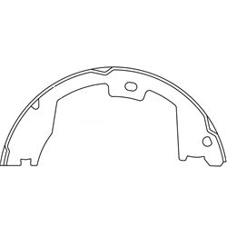 Centric Premium Brake Shoes for 2012-2023 F-250 SUPER DUTY, 2012-2020 F-350 SUPER DUTY, 2013-2016 F-450 SUPER DUTY - 111.10430