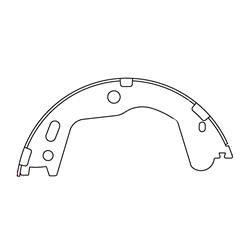 Centric Premium Brake Shoes 111.10630