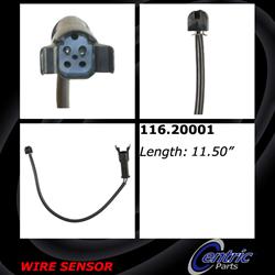 Centric Brake Pad Wear Sensors 116.20001