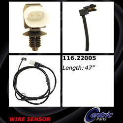 Centric Brake Pad Wear Sensors for 2006-2009 RANGE ROVER SPORT - 116.22005