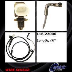 Centric Brake Pad Wear Sensors for 2006-2013 RANGE ROVER SPORT - 116.22006