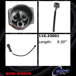 Centric Brake Pad Wear Sensors for 1989-1991 200 QUATTRO, 200, 1989 100 QUATTRO - 116.33001