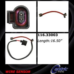 Centric Brake Pad Wear Sensors 116.33003