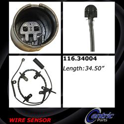 Centric Brake Pad Wear Sensors for 2002-2008 COOPER - 116.34004
