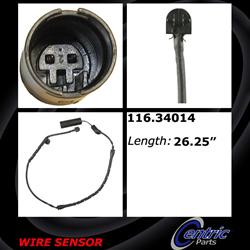 Centric Brake Pad Wear Sensors 116.34014