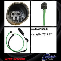 Centric Brake Pad Wear Sensors 116.34018
