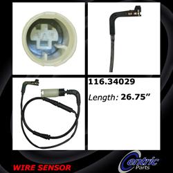Centric Brake Pad Wear Sensors 116.34029