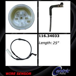 Centric Brake Pad Wear Sensors for 2006 330I, 325I, 2008-2010 128I - 116.34033