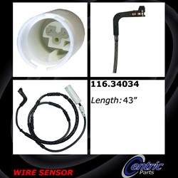 Centric Brake Pad Wear Sensors 116.34034
