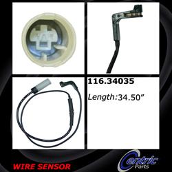 Centric Brake Pad Wear Sensors for 2006-2007 530XI, 2009-2010 535I XDRIVE, 2008 535XI - 116.34035