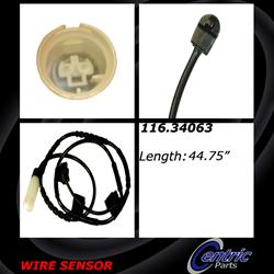 Centric Brake Pad Wear Sensors 116.34063