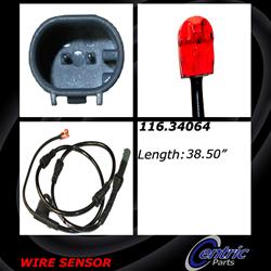 Centric Brake Pad Wear Sensors for 2010-2018 X5, 2011-2018 X6 - 116.34064