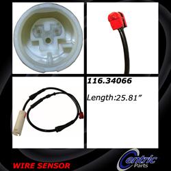Centric Brake Pad Wear Sensors 116.34066