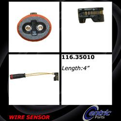 Centric Brake Pad Wear Sensors 116.35010