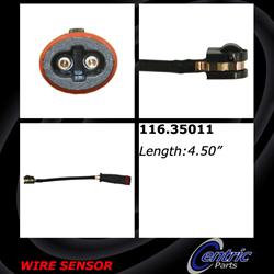Centric Brake Pad Wear Sensors 116.35011
