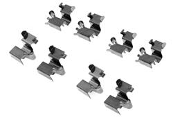 Centric Brake Hardware Kits for 2002-2003 RX300 - 117.44074
