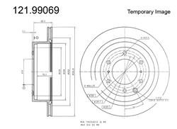 Centric Parts Brake Rotors 121.99069
