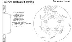 Centric Premium Brake Rotors for 1981-2020 911, 2010-2013 PANAMERA - 126.37040