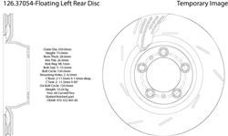Centric Premium Brake Rotors for 2007-2013 911, 2011-2016 PANAMERA - 126.37054