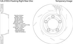 Centric Premium Brake Rotors for 2007-2013 911, 2007 COOPER, 2011-2016 PANAMERA - 126.37055