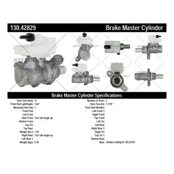 Centric Premium Brake Master Cylinders 130.42829