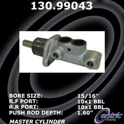 Centric Parts Master Cylinders 130.99043