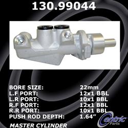 Centric Parts Master Cylinders 130.99044