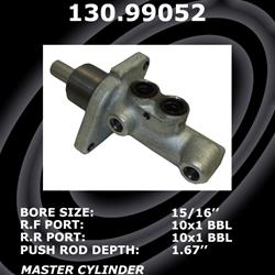 Centric Parts Master Cylinders 130.99052