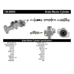Centric Parts Master Cylinders 130.99059