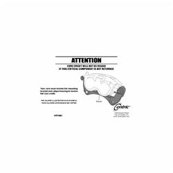 Centric Semi-Loaded Calipers 141.42185
