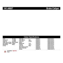 Centric Semi-Loaded Calipers 141.44667