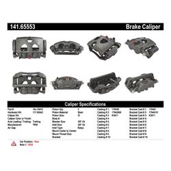 Centric Semi-Loaded Calipers for 2012-2023 F-350 SUPER DUTY, 2013-2016 F-450 SUPER DUTY - 141.65553