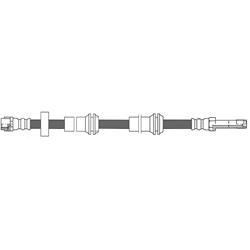 Centric Brake Hoses 150.33066