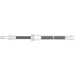 Centric Brake Hoses 150.35038