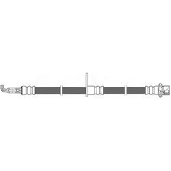Centric Brake Hoses 150.44163
