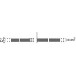 Centric Brake Hoses 150.44164