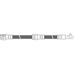 Centric Brake Hoses for 2013-2016 CX-5 - 150.45055