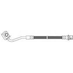 Centric Brake Hoses for 2011-2023 DURANGO, 2011-2021 GRAND CHEROKEE, 2022 GRAND CHEROKEE WK - 150.58318