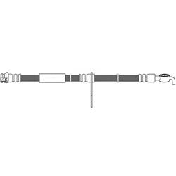 Centric Brake Hoses for 2013-2020 FUSION, MKZ - 150.61136