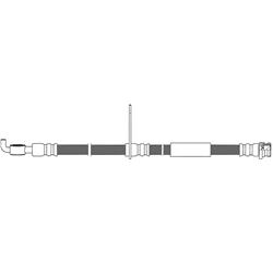 Centric Brake Hoses for 2013-2020 FUSION, 2013-2016 MKZ - 150.61137