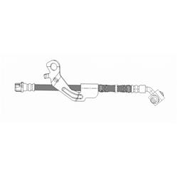 Centric Brake Hoses for 2012-2013 LACROSSE, 2012-2017 REGAL - 150.62174