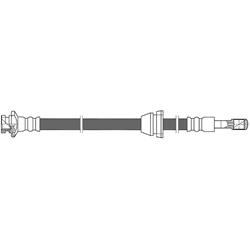 Centric Brake Hoses for 2013-2020 SPARK, 2014-2016 SPARK EV - 150.62182