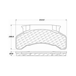 Centric Premium Semi-Metallic Brake Pads 300.02240