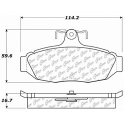 Centric Premium Semi-Metallic Brake Pads 300.05450